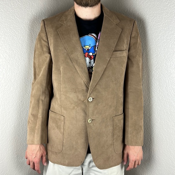 Halston Heritage Other - HALTSON Neiman Marcus Suede Fashion Blazer Suit Jacket